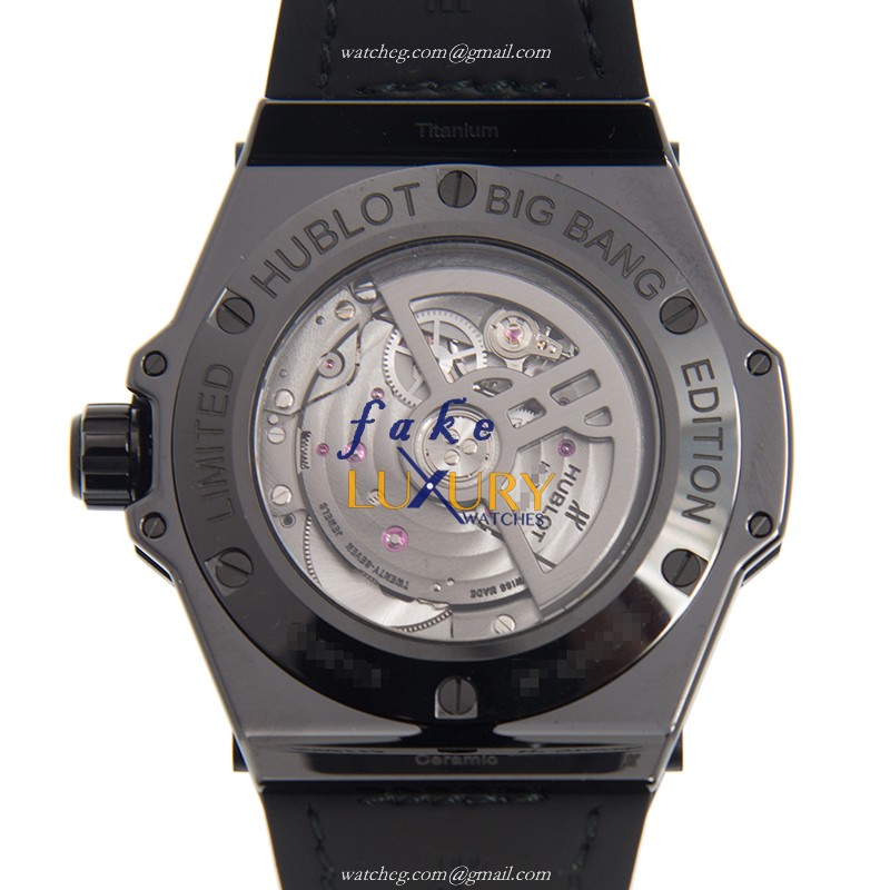 Hublot 465.CS.1119.VR.1201.MXM18 Replica Watch, Automatic Movement, Black Dial, Ceramic Case - Image 3