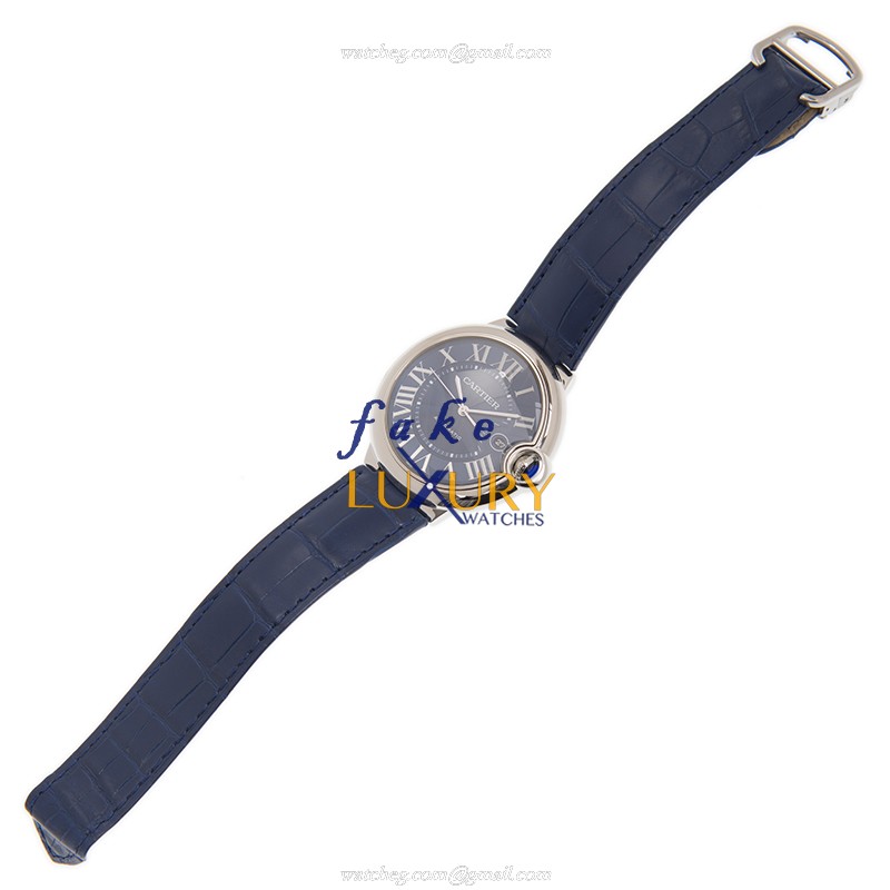 Cartier WSBB0025 BALLON BLEU Automatic Stainless Steel Replica Watch - Swiss Movement - Blue Dial - Image 2