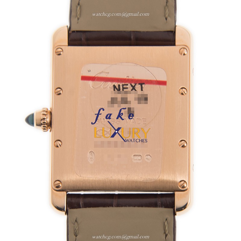 Cartier WGTA0011 TANK Manual Wind 18kt Rose Gold  Replica Watches - Image 3