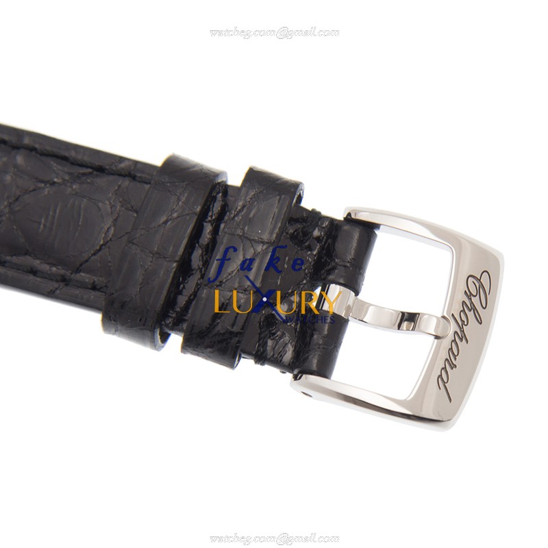 Chopard 388563-3001 Imperiale Replica Watch, Automatic, Silver Dial, Steel Case, Black Alligator - Image 4