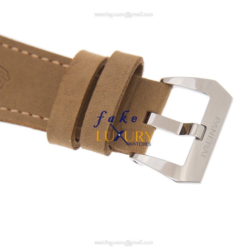 Panerai PAM00720 RADIOMIR Manual Wind Stainless Steel Case Replica Watch - Black Dial, Brown - Image 4