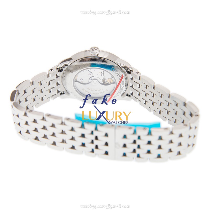 Girard Perregaux 49528D11A172-11A 1966 Automatic Stainless Steel Silver Dial Replica Watch - Image 4