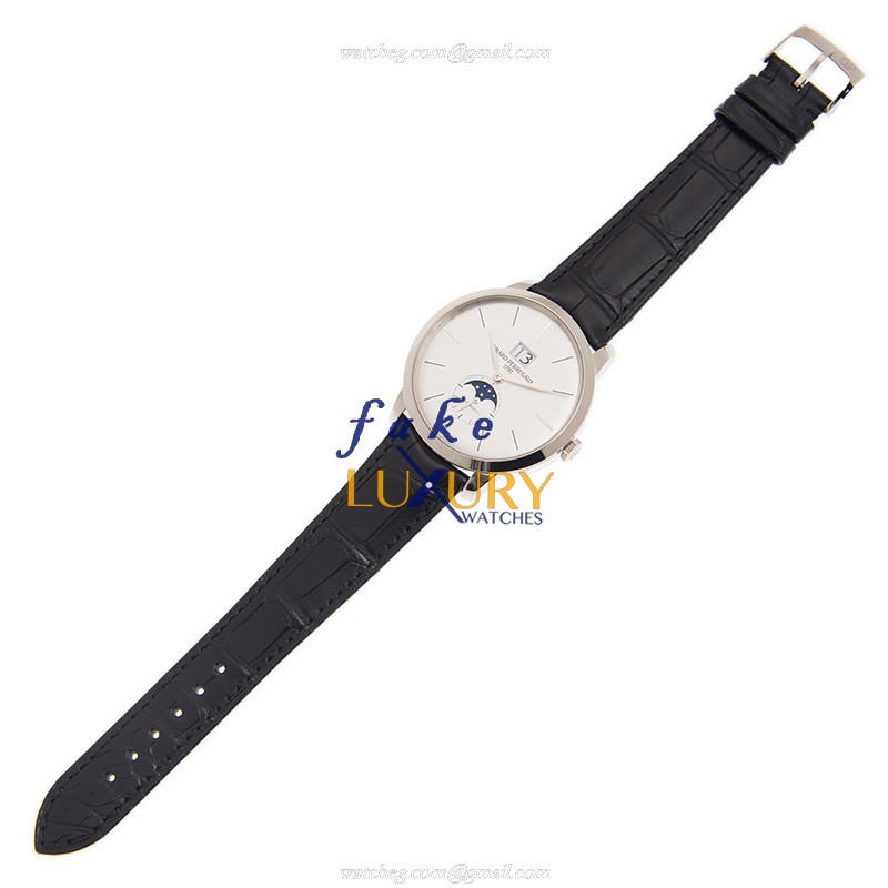 Girard Perregaux 49556-53-132-BB6C Replica Watch, 1966 Automatic, Silver Dial, 18kt White Gold - Image 2