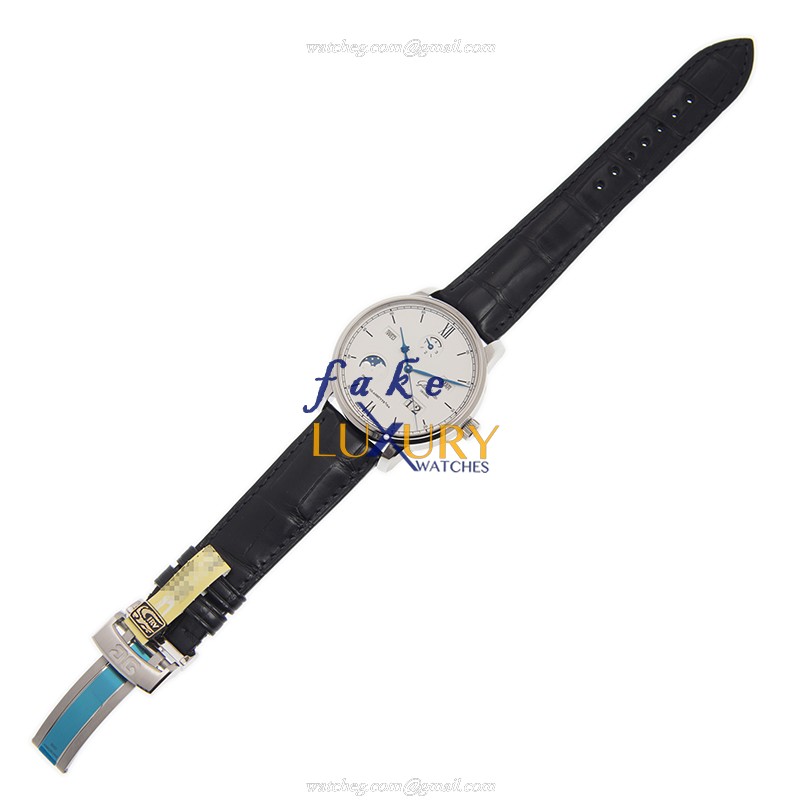 Glashutte 1-36-02-01-02-30 Senator Manual Winding Skeletonized Replica Watch, White Dial, Steel - Image 2