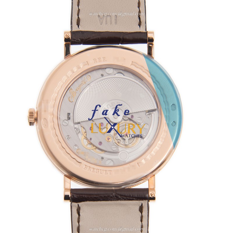 Breguet 7147BR/29/9WU Classic Replica Watch, Automatic, White Dial, 40mm Rose Gold Case - Image 3