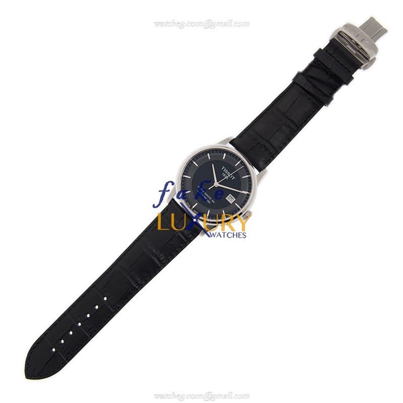 Tissot T086.408.16.051.00 T-Classic Replica Watch, Automatic, Black Dial, 41mm Steel Case - Image 2