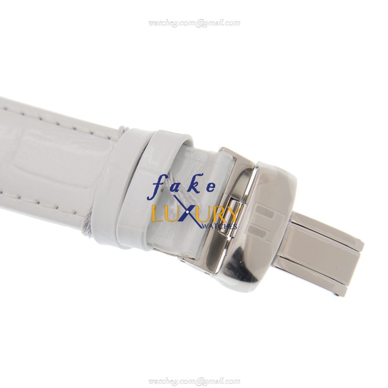 T055.417.16.017.00 - Tissot T-SPORT Quartz Replica Watch - White Dial Leather Strap - Image 4