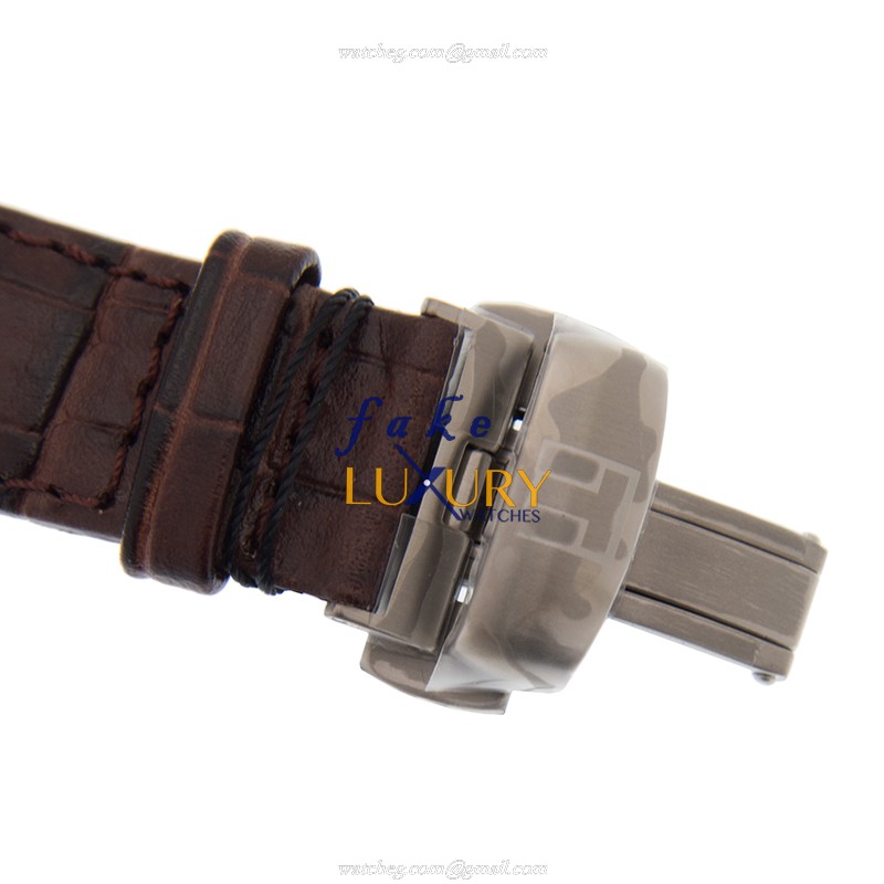 T087.207.56.117.00 - Tissot T-Classic Replica Watch - Automatic - White Dial - Brown Leather Strap - Image 4