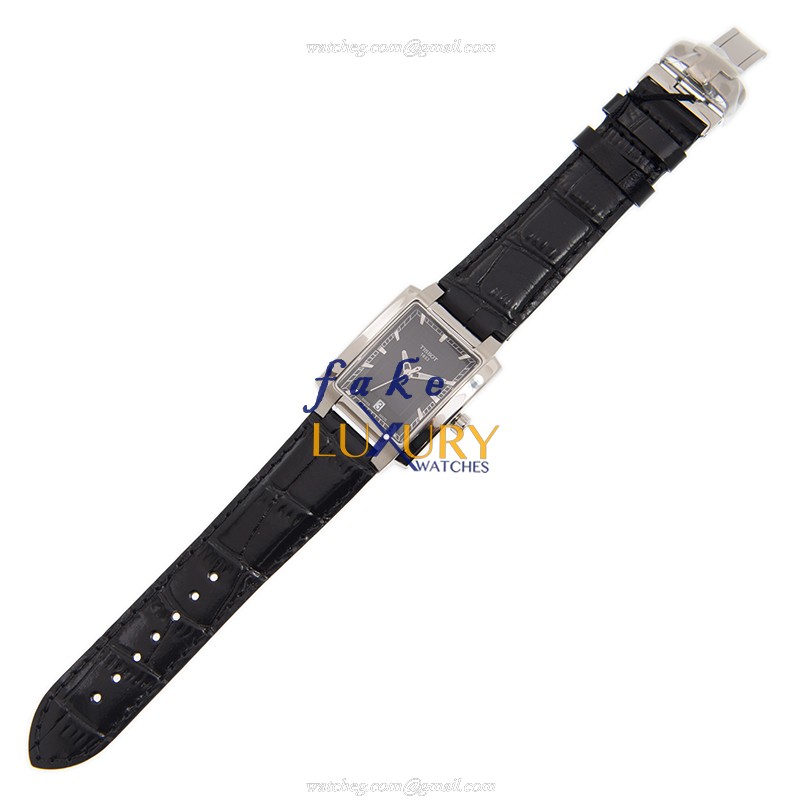 T061.310.16.051.00 - Tissot T-TREND Quartz Replica Watch - Black Dial Leather Strap - Image 2