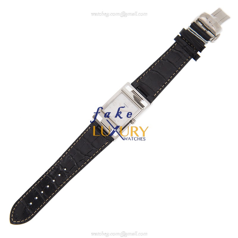 T032.309.16.117.00 - Tissot T-Trend Quartz Replica Watch - White Dial Black Leather Strap - Image 2