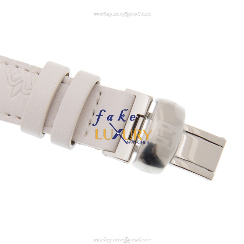 Tissot T050.217.67.117.00 T-LADY Replica Watch, Quartz Movement, White Dial, Leather Strap - Image 4