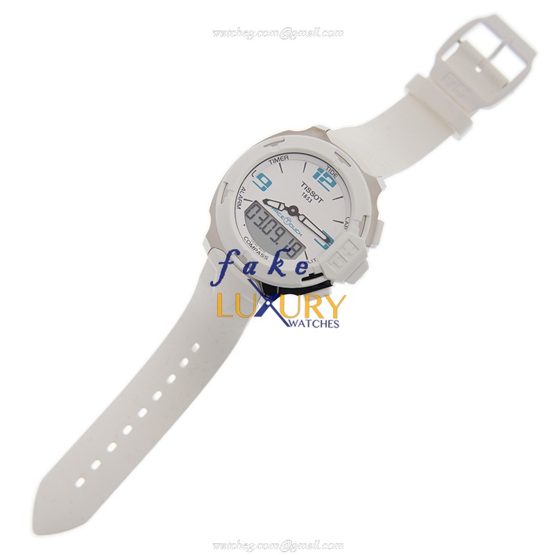 Tissot TOUCH COLLECTION T081.420.17.017.01 Quartz White Dial Stainless Steel Replica Watch - Image 2
