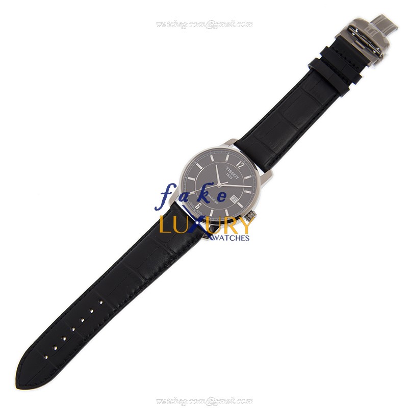 Tissot T087.407.46.057.00 Replica Watch - T-Classic Automatic - Titanium Case - Black Dial - Image 2