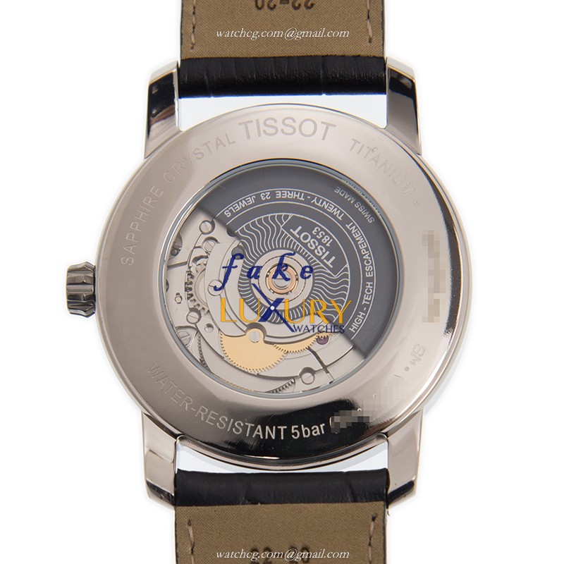 Tissot T087.407.46.057.00 Replica Watch - T-Classic Automatic - Titanium Case - Black Dial - Image 3