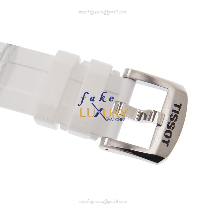 Tissot T055.417.17.017.00 Replica Watch, White Dial, Steel Case, Quartz Movement - Image 4
