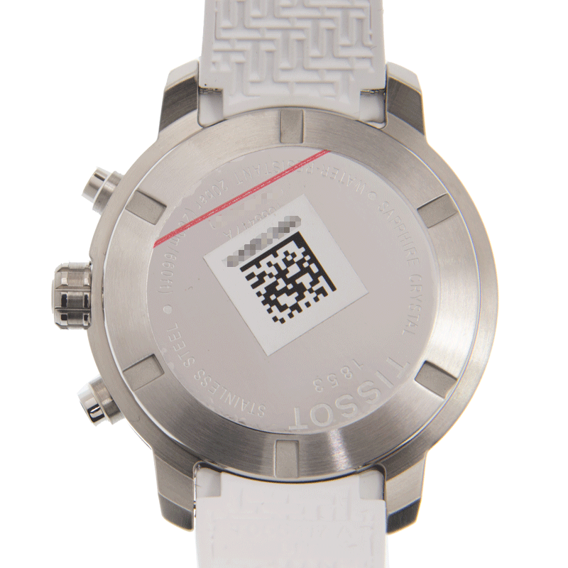 Tissot T055.417.17.017.00 Replica Watch, White Dial, Steel Case, Quartz Movement - Image 3