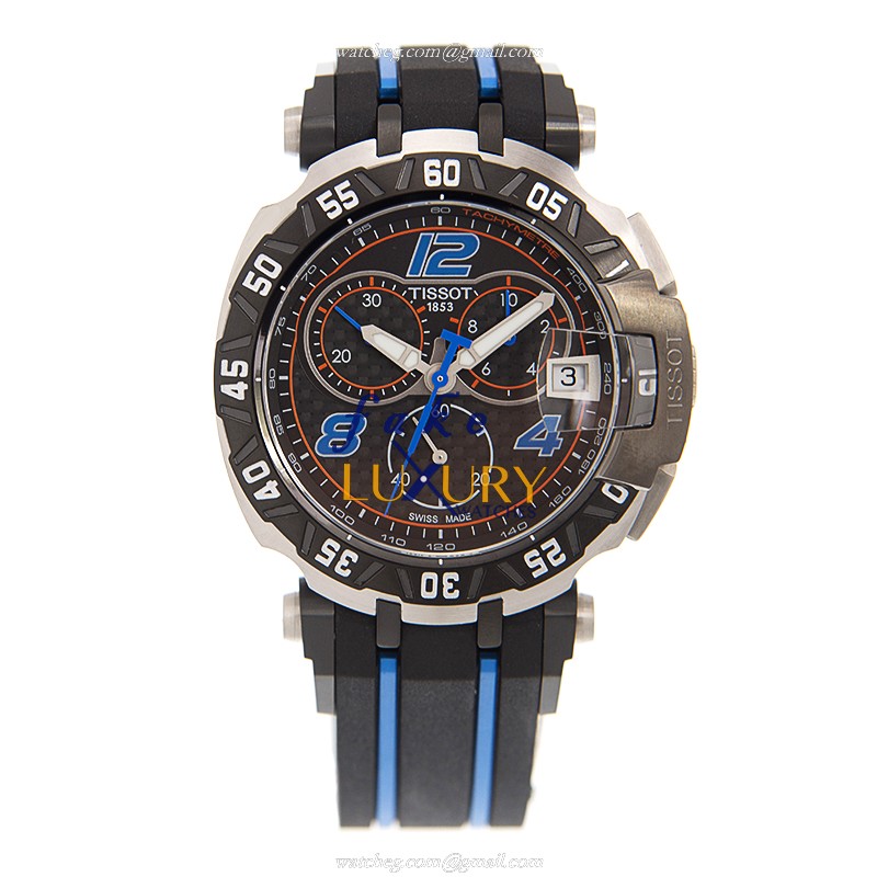 Tissot T092.417.27.207.01 Replica Watch, Quartz Movement, Black Dial, Steel Case, Rubber Strap - Image 2