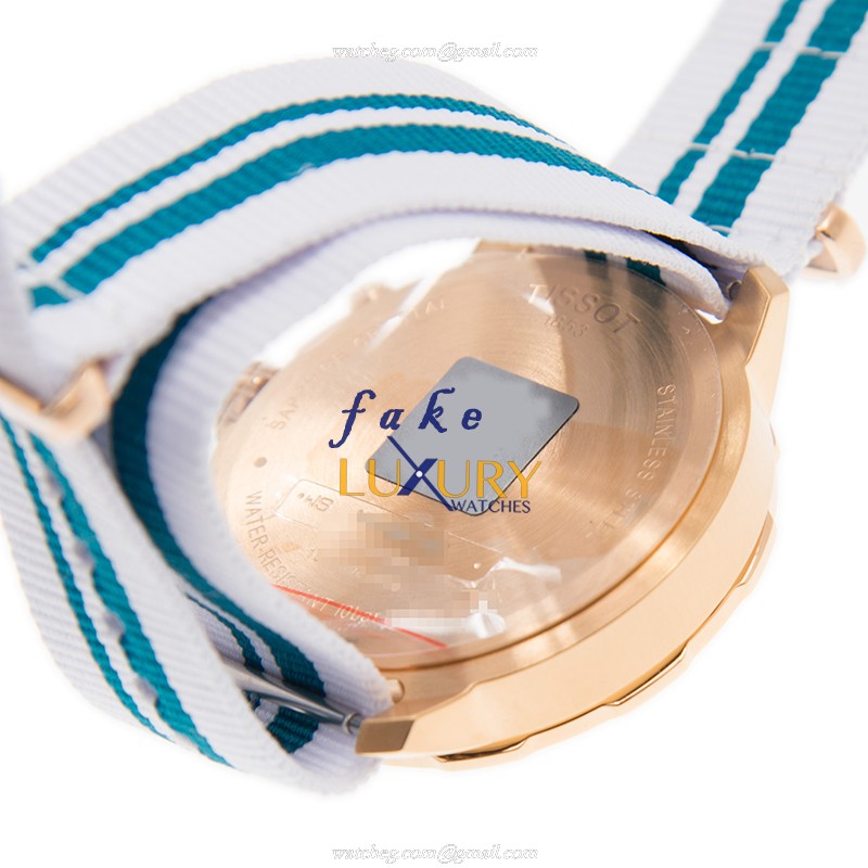 T095.417.37.117.01 - Tissot T-SPORT Quartz Replica Watch - White Dial Nylon Strap 42mm - Image 3