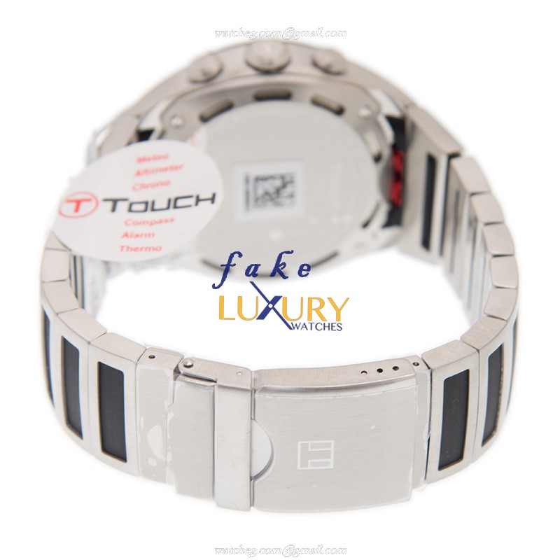 Tissot T056.420.21.051.00 Touch Collection Quartz Replica Watch Black Dial Steel Case - Image 5