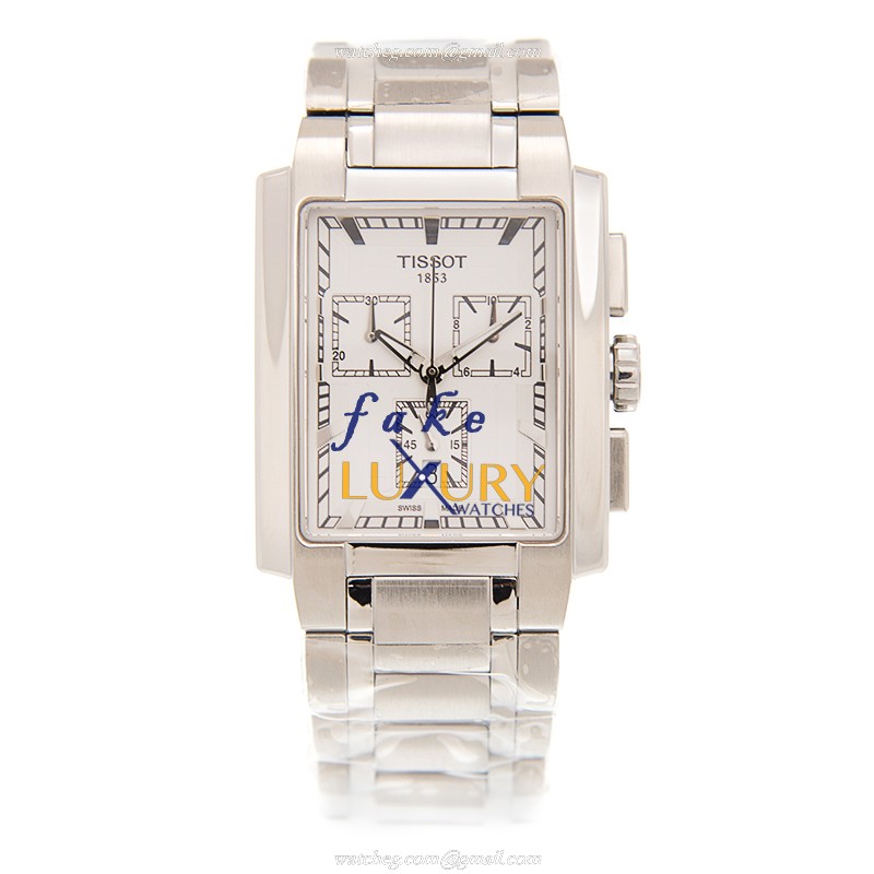 Tissot T-TREND Quartz T061.717.11.031.00, Silvery White Dial, Stainless Steel, Replica Watch - Image 2