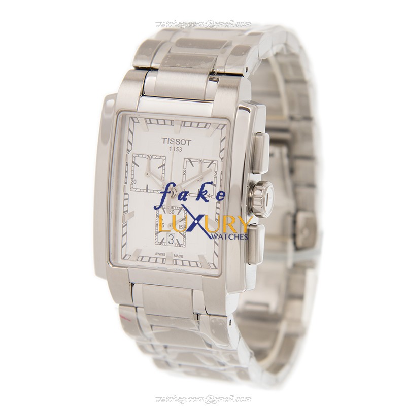 Tissot T-TREND Quartz T061.717.11.031.00, Silvery White Dial, Stainless Steel, Replica Watch - Image 3