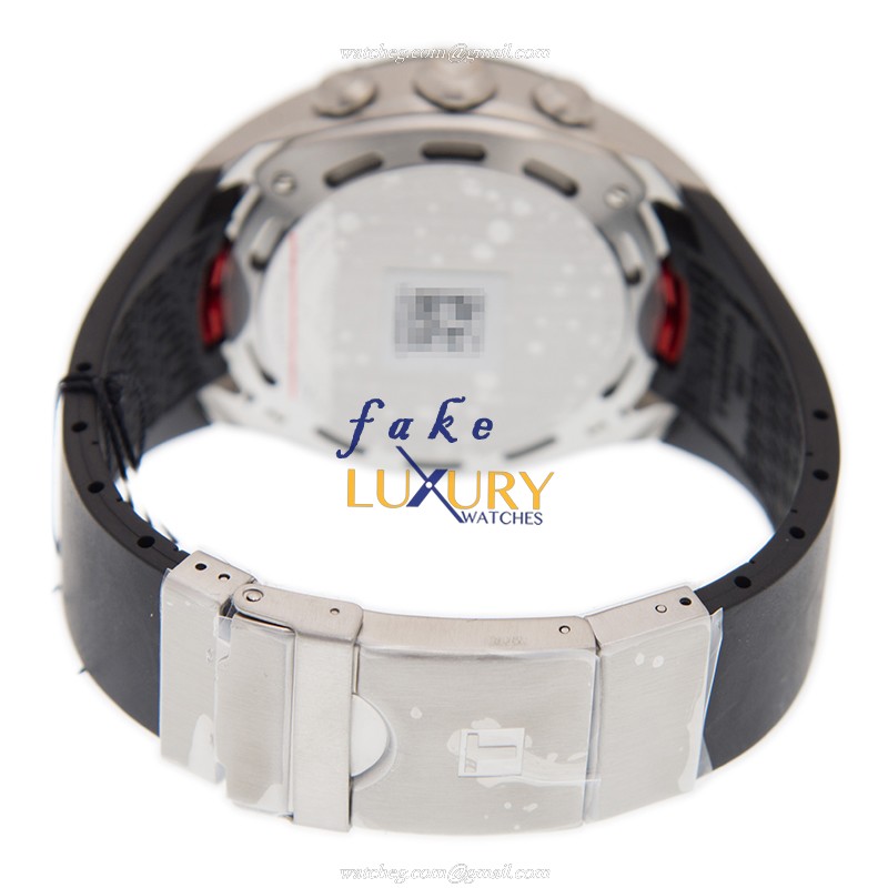 Tissot T056.420.27.031.00 Touch Collection Quartz White Dial Rubber Strap Replica Watch - Image 5