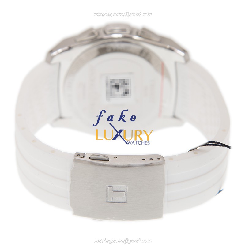 Tissot T002.520.17.111.00 Replica Watch Touch Collection Quartz Stainless Steel White Dial Rubber - Image 5