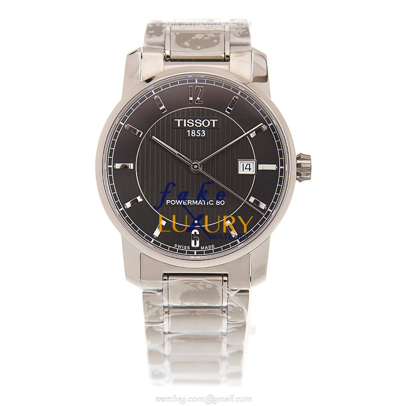 Tissot T087.407.44.057.00 T-Classic Replica Watch, Black Dial, Titanium Case, Automatic Movement - Image 2