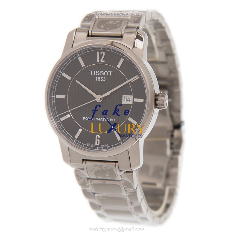 Tissot T087.407.44.057.00 T-Classic Replica Watch, Black Dial, Titanium Case, Automatic Movement - Image 3