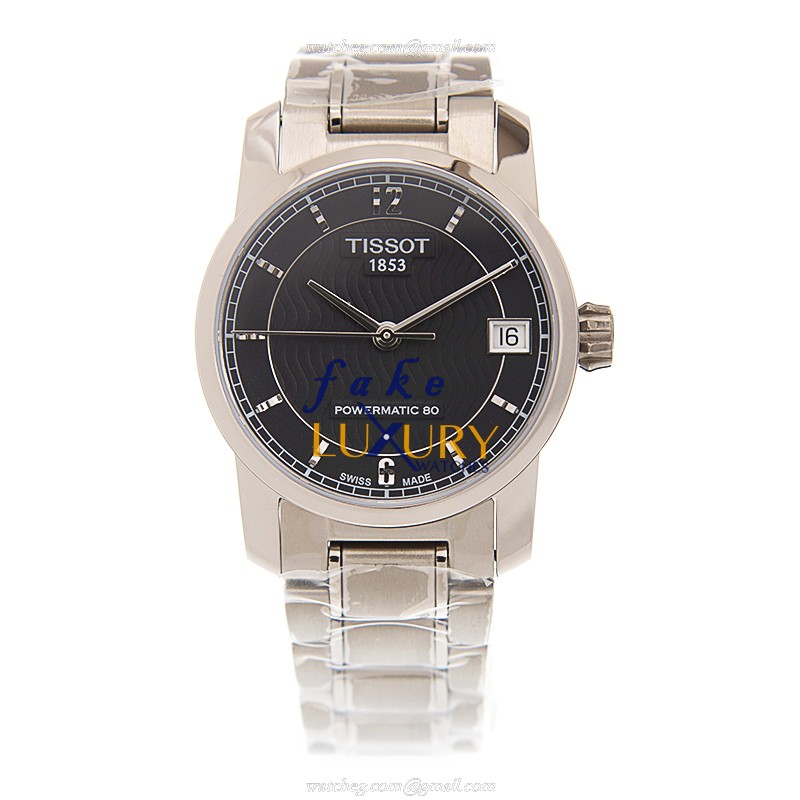 T087.207.44.057.00 - Tissot T-Classic Replica Watch - Automatic Titanium - Black Dial - Image 2
