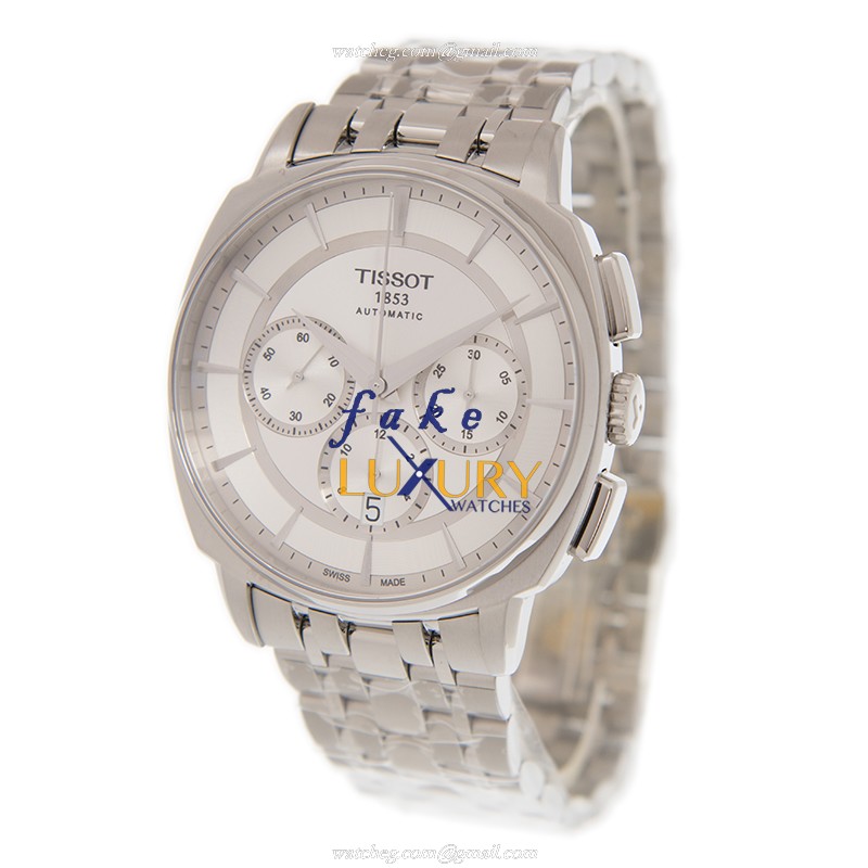 T059.527.11.031.00 - Tissot T-Classic Replica Watch Automatic Silver Dial Steel - Image 3