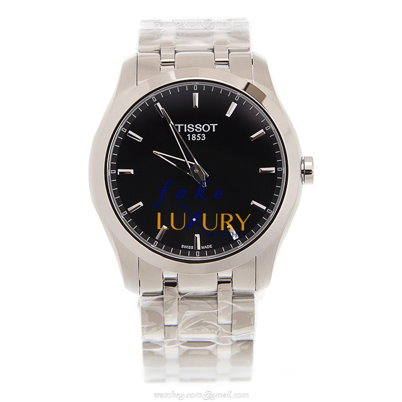 Tissot T035.446.11.051.00 - T-Classic Replica Watch - Automatic - Stainless Steel Case - Black Dial - Image 2
