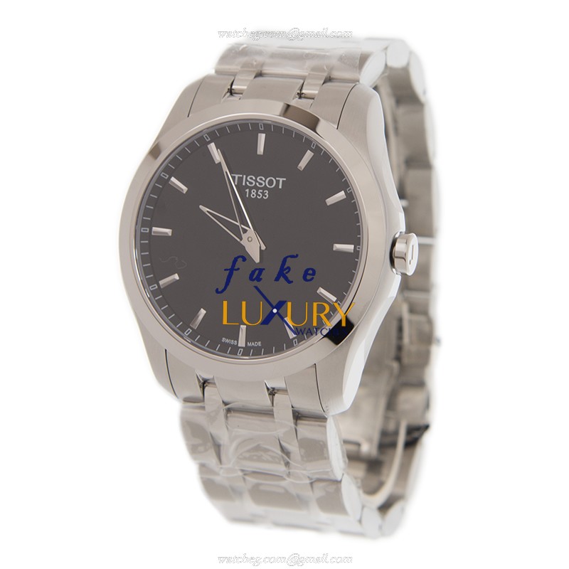Tissot T035.446.11.051.00 - T-Classic Replica Watch - Automatic - Stainless Steel Case - Black Dial - Image 3
