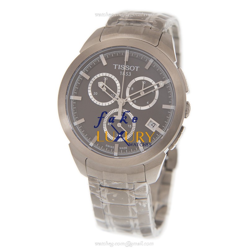 Tissot T069.417.44.061.00 T-SPORT Quartz Titanium - Dark Grey Dial - Silver Bracelet - Replica Watch - Image 3