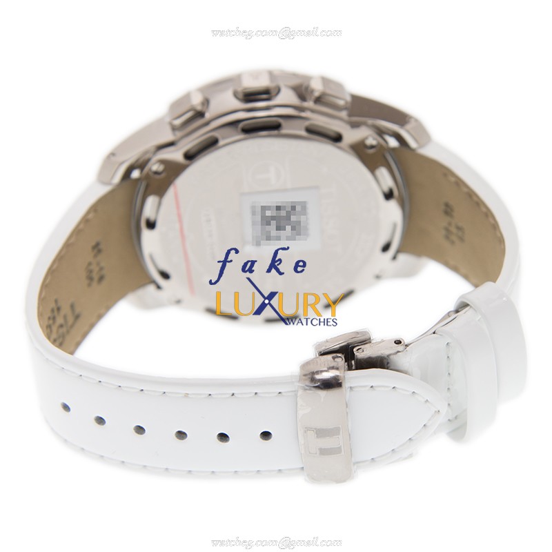 Tissot T047.220.46.116.00 Touch Collection Quartz Replica Watch With Titanium Case, White Dial - Image 5