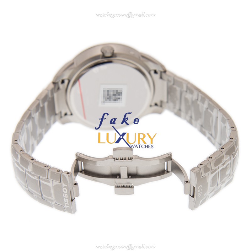 Tissot T069.439.44.031.00 Replica Watch Quartz Titanium White Dial Silver Strap 43mm - Image 5