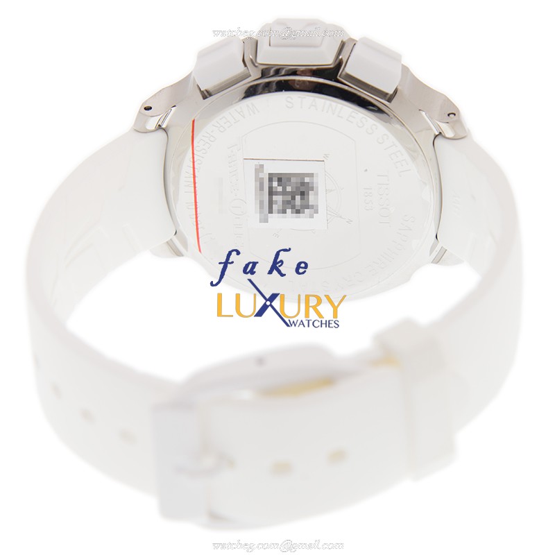 Tissot T081.420.17.017.00 - Replica Watch - Touch Collection - Quartz - White Rubber Strap - Image 4