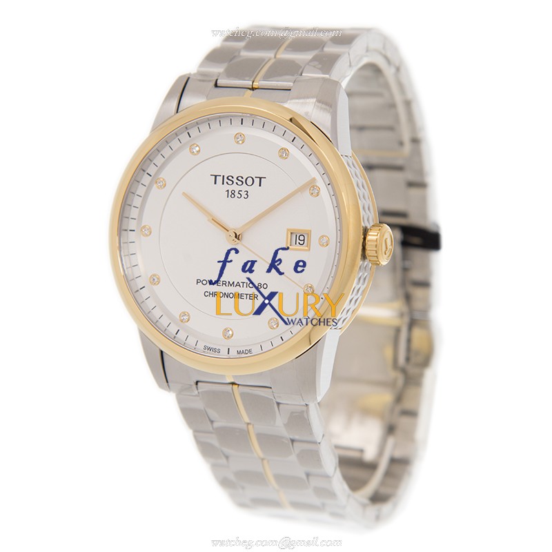 Tissot T-CLASSIC T086.408.22.036.00 Replica Watch, Automatic Movement, Silver Dial, Gold Plated - Image 3