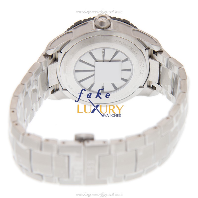 Tissot T062.430.11.057.00 Replica Watch, Automatic, Black Dial, Steel Case & Strap - Image 4