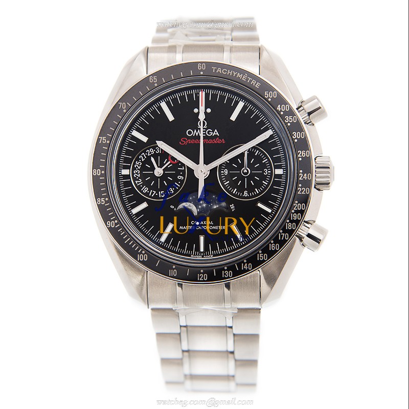 Omega 304.30.44.52.01.001 SPEEDMASTER Automatic Stainless Steel - Black Dial - Replica Watch - Image 2