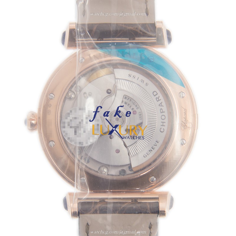 Chopard 384241-5003 IMPERIALE - Replica Watch - Automatic - 18kt Rose Gold - White Mother of Pearl - Image 3