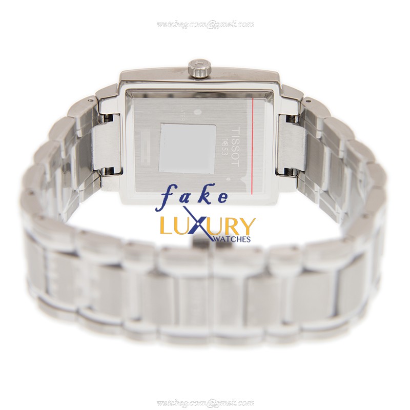 Tissot T061.510.11.031.00 Replica Watch, White Dial Silver Steel Bracelet Quartz Movement - Image 4
