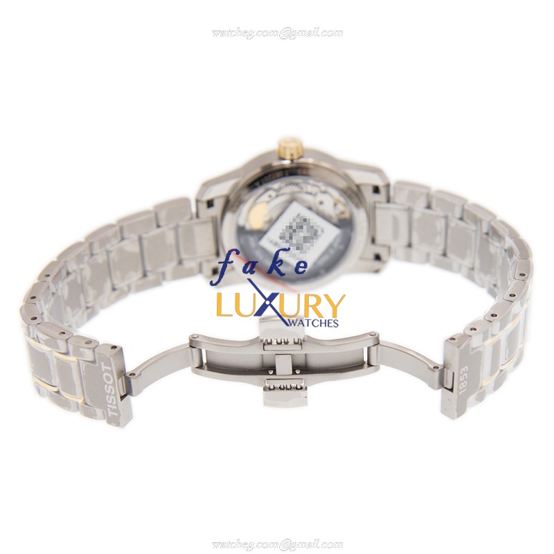 Tissot T087.207.55.117.00 T-Classic Automatic Gold-Plated Stainless Steel Replica Watch - Image 5