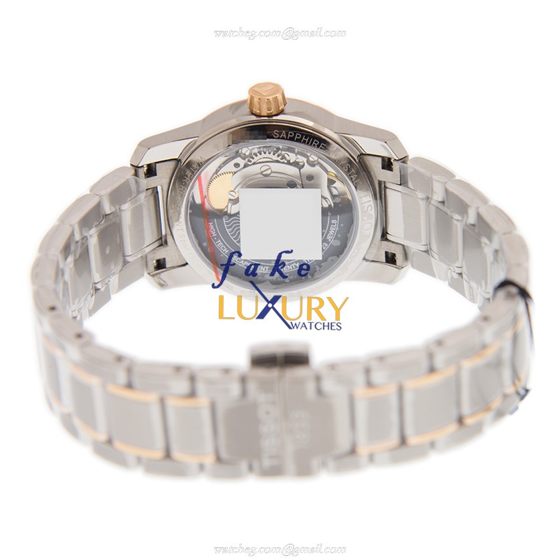 Tissot T-CLASSIC T087.207.55.297.00 - Replica Watch - Automatic - 18kt Rose Gold - Dark Brown Dial - Image 4
