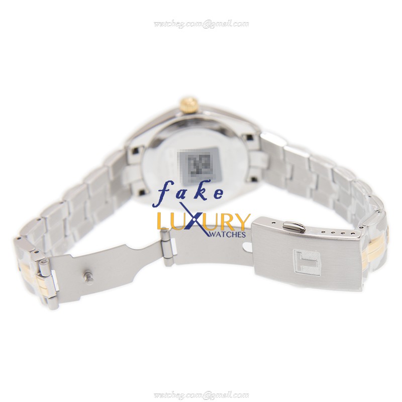 T101.251.22.031.00 - Tissot T-Classic Replica Watch - Automatic White Dial Gold-Plated Steel - Image 5