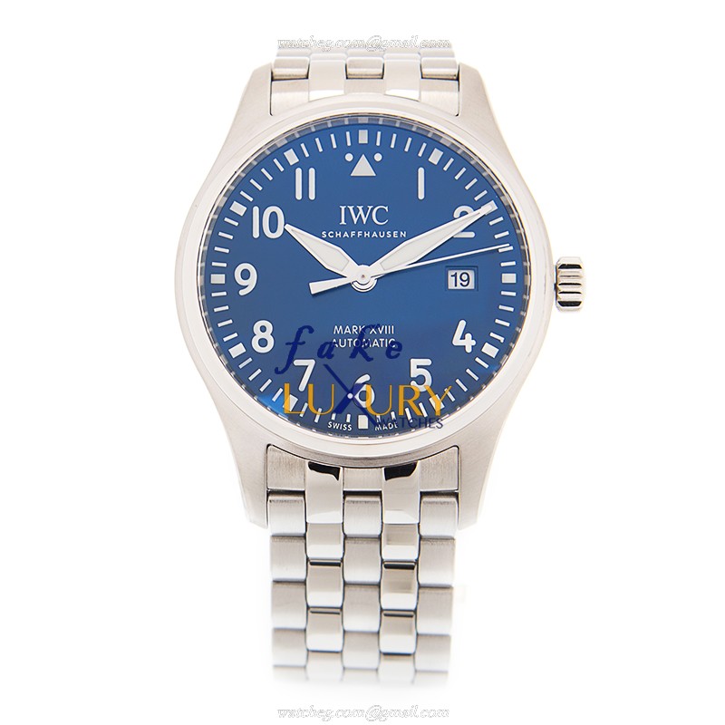IWC IW327016 Pilots Replica Watch, Automatic Movement, Blue Dial, Steel Case - Image 2