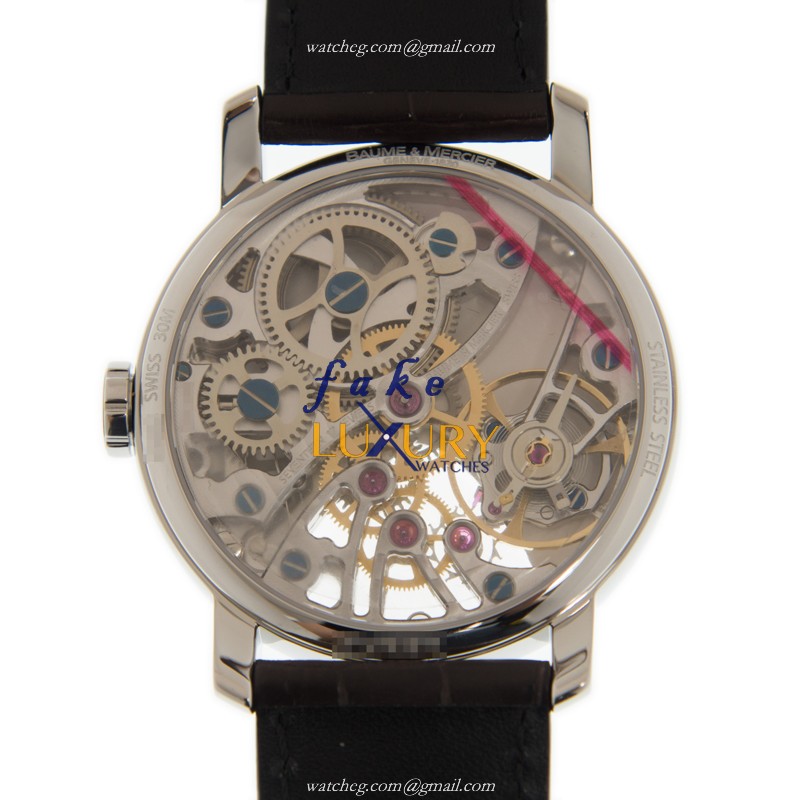 Baume & Mercier M0A08786 Classima Replica Watch, 42mm Manual Wind, White Dial Steel - Image 3