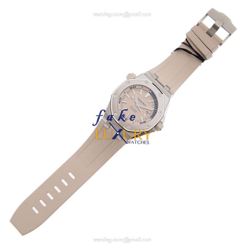 Audemars Piguet 15710ST.OO.A085CA.01 Royal Oak Offshore Replica Watch, Automatic Beige Dial Steel - Image 2