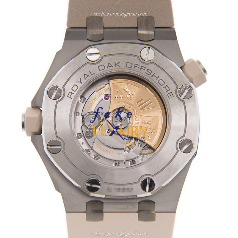 Audemars Piguet 15710ST.OO.A085CA.01 Royal Oak Offshore Replica Watch, Automatic Beige Dial Steel - Image 3