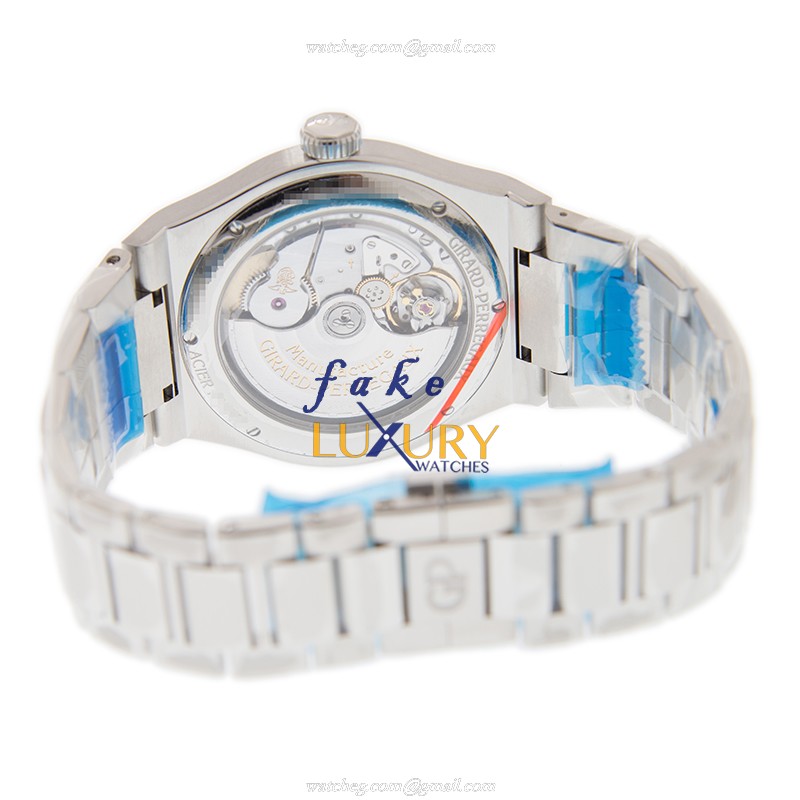 Girard Perregaux Laureato 81010-11-431-11A Replica Watch, Automatic, Blue Dial, Steel Case - Image 4